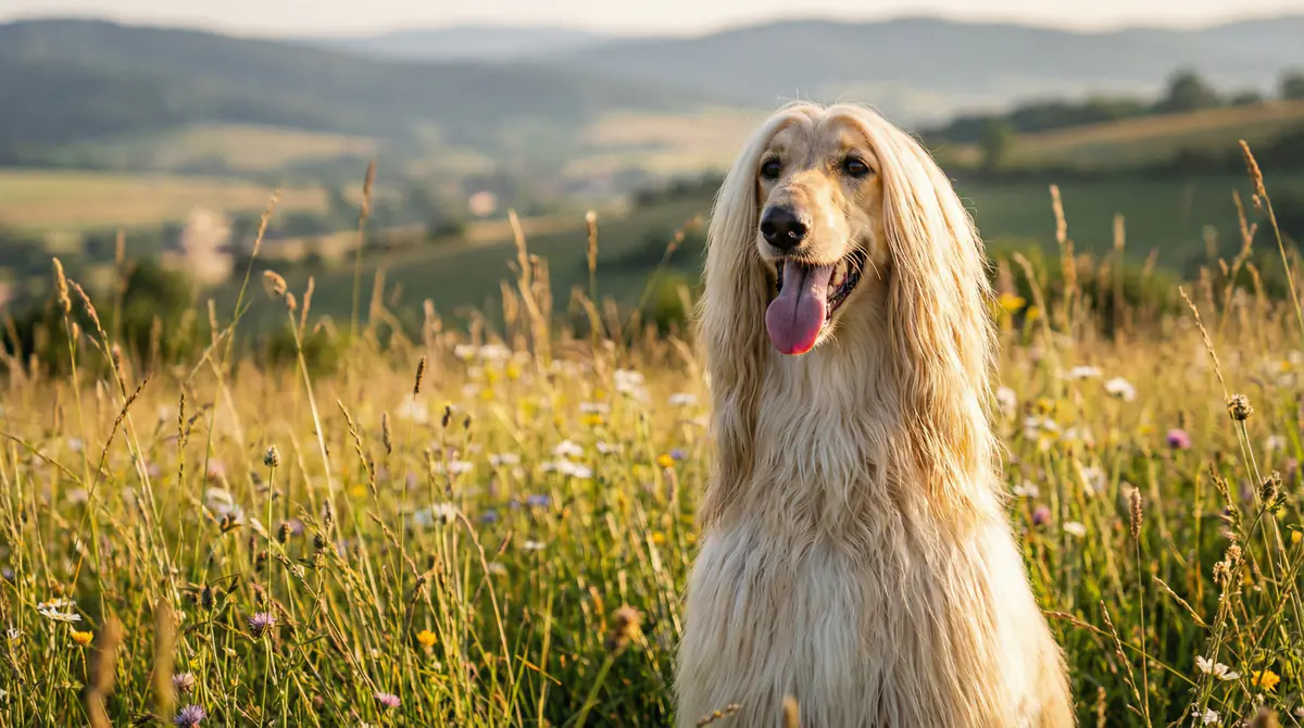 Miniatura de Afghan Hound