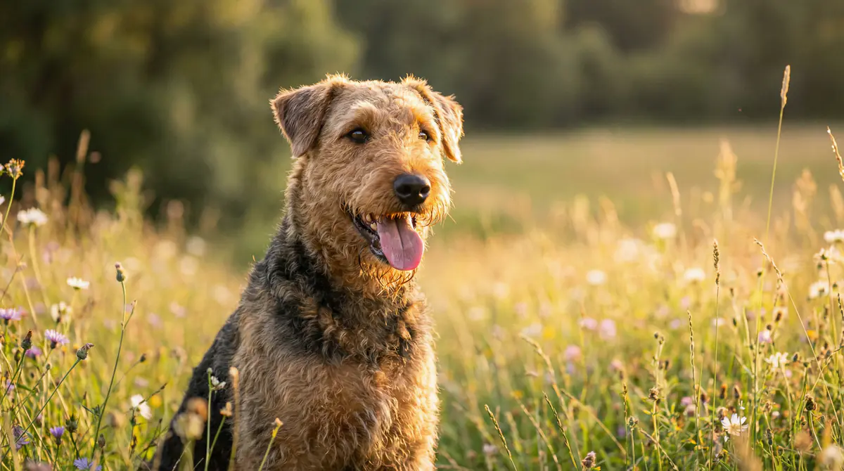 Vignette Airedale Terrier