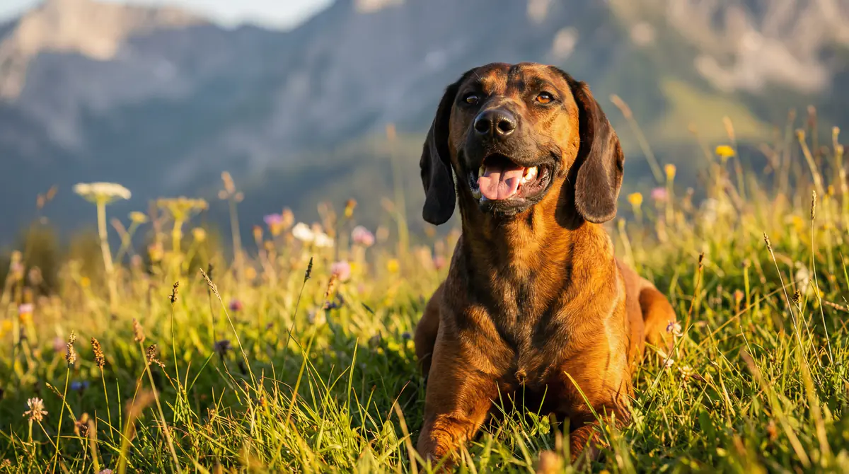 Miniatura de Bavarian Mountain Hound