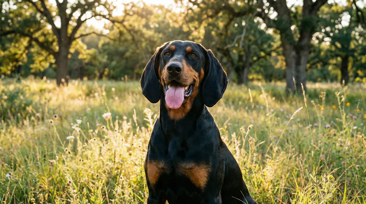 Vignette Black and Tan Coonhound