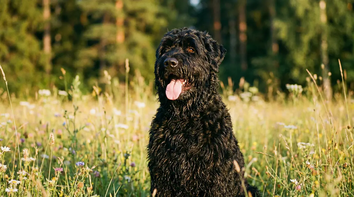 Miniatura de Black Russian Terrier