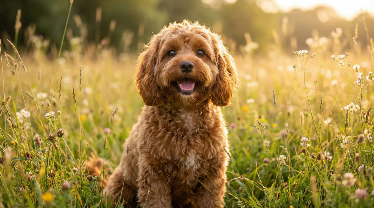 Photo de référence d’un Cavapoo — standards de croissance Cavapoo