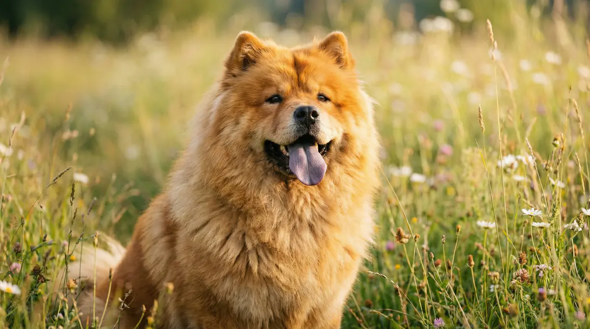 Professional photograph of a Chow Chow - Chow Chow growth standards