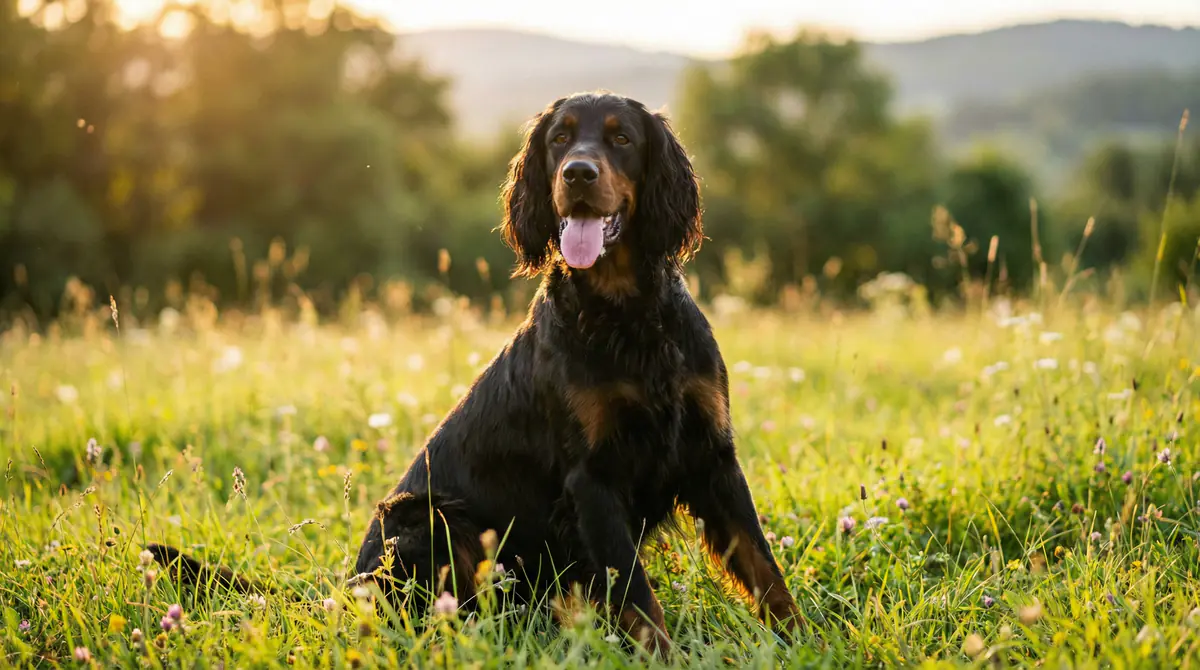 Vignette Gordon Setter