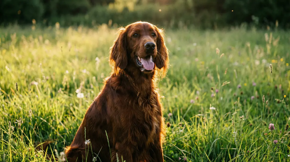Vignette Irish Setter