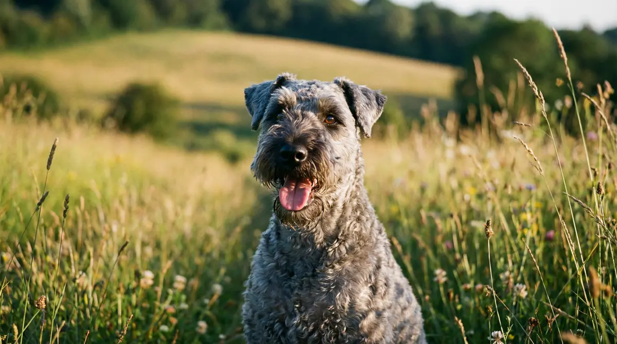 Vignette Kerry Blue Terrier