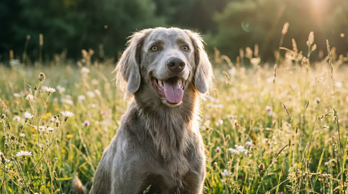 Miniatura de Weimaraner (Longhaired)