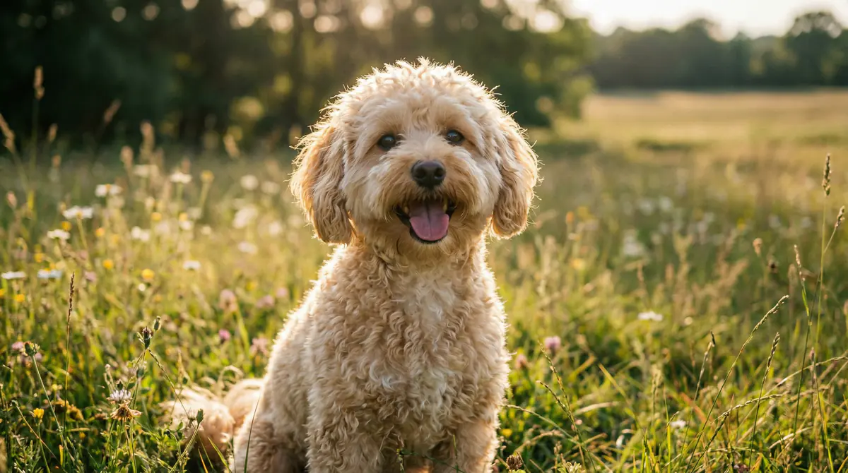 Photo de référence d’un Maltipoo — standards de croissance Maltipoo