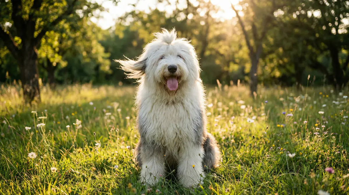 Miniatura de Old English Sheepdog