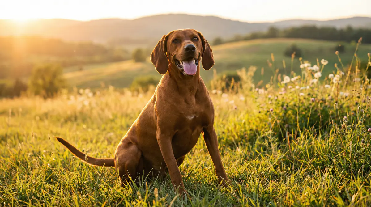 Vignette Redbone Coonhound
